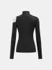 Floral Print Mock Neck Blouse sold by COMMENSE