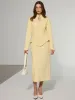 Keyhole Neckline Button Front Peplum Blazer sold by COMMENSE