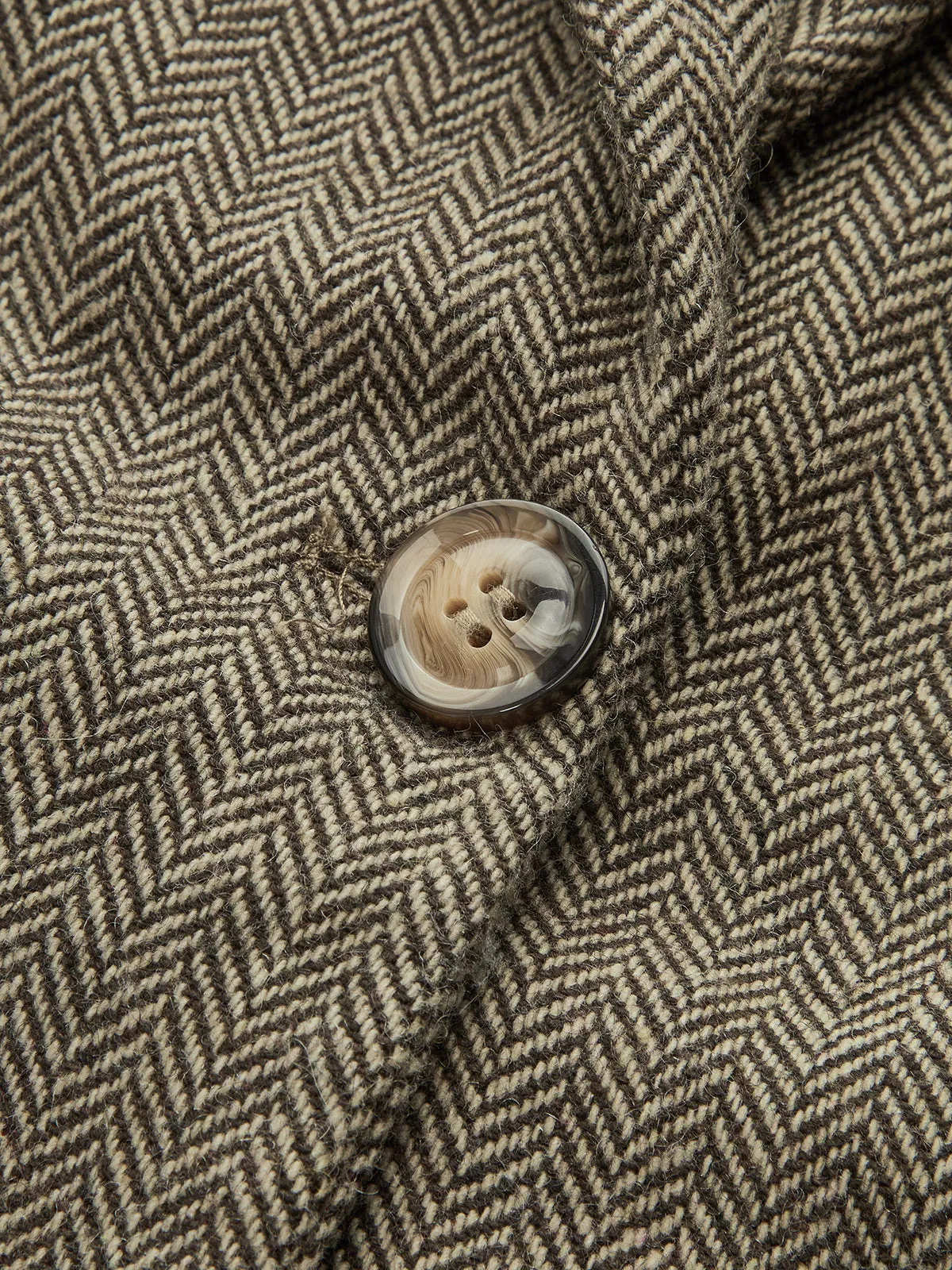 Large 3D Flower Single Button Tweed Blazer sold by COMMENSE product image thumbnail 4