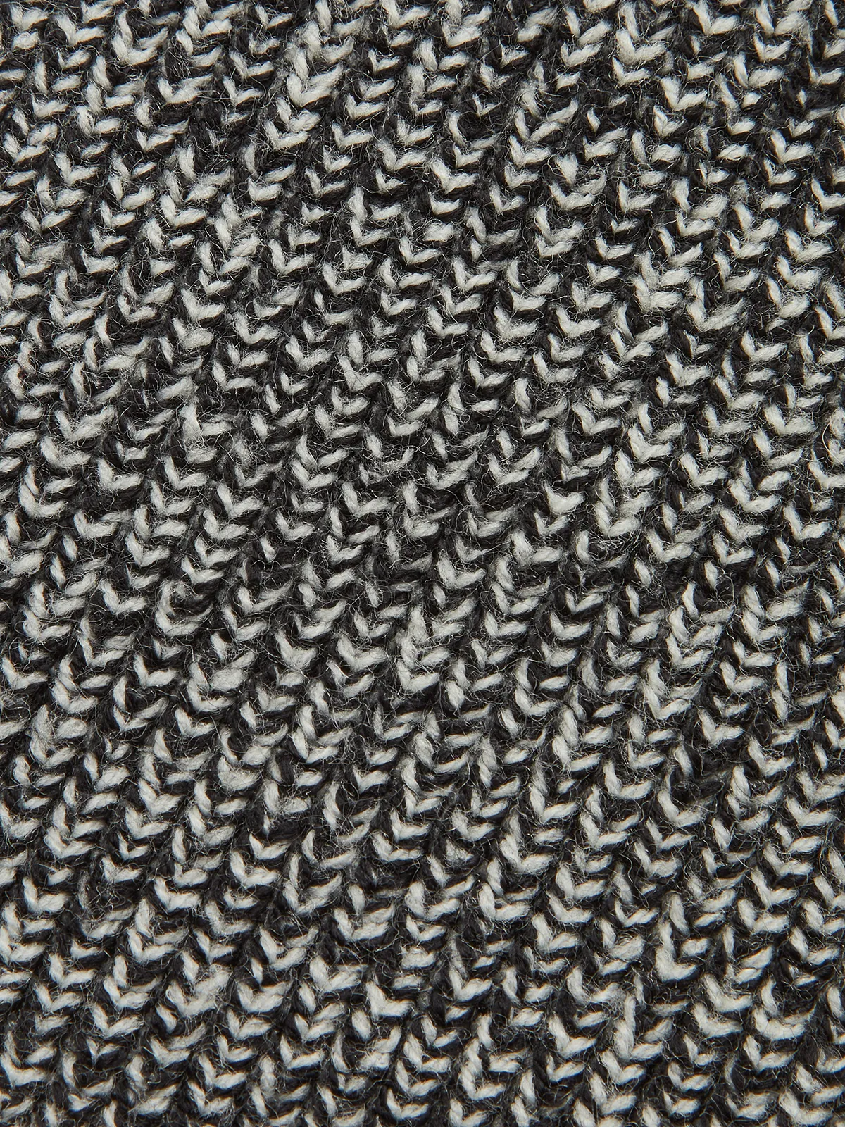 Checkered Wool Blend Polo Knit Top sold by COMMENSE product image thumbnail 3