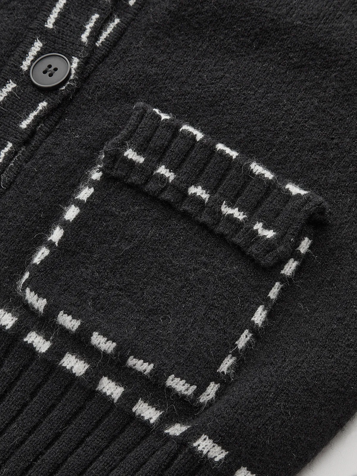 Contrast Trim Cardigan sold by COMMENSE product image thumbnail 2