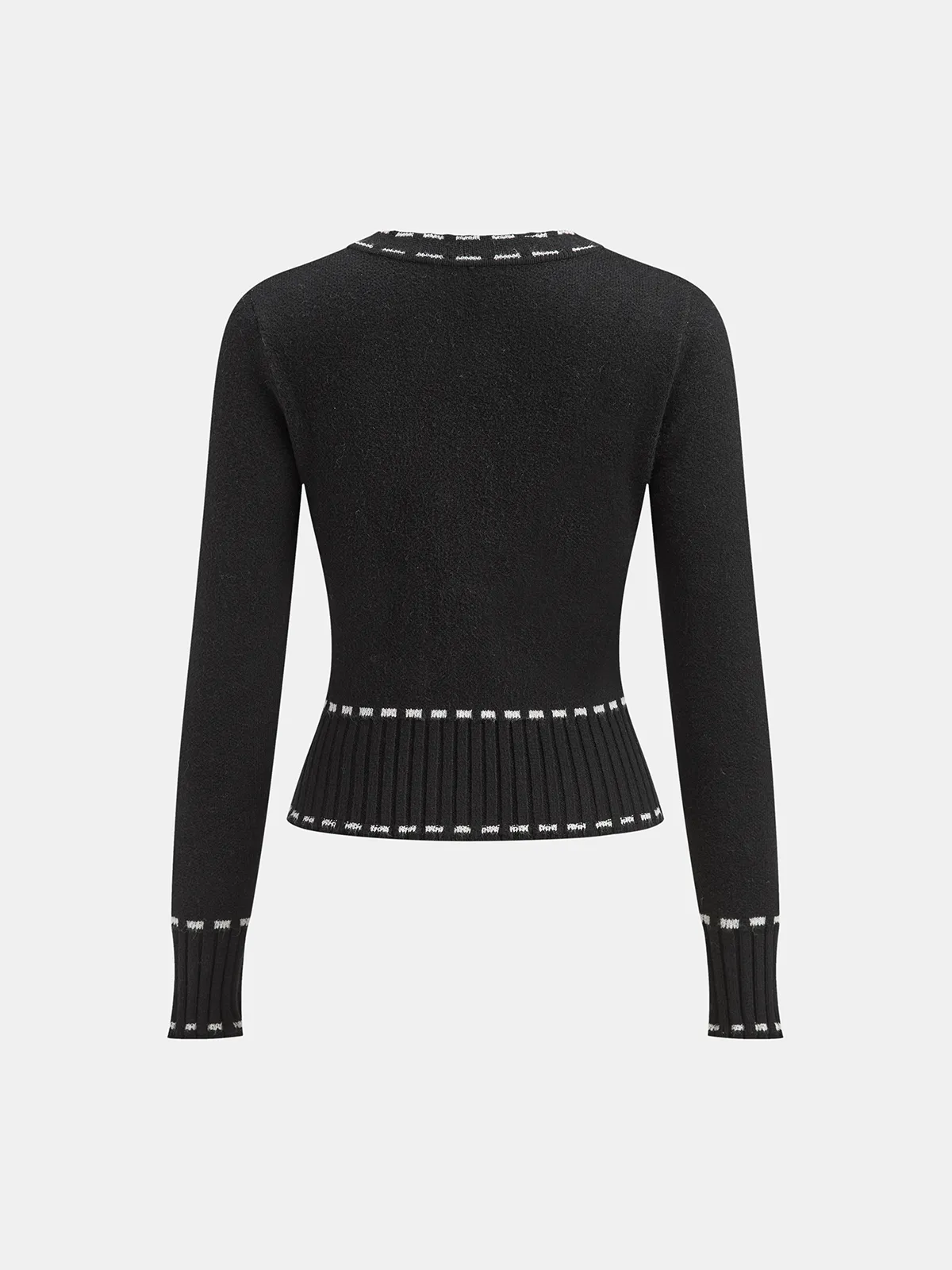 Contrast Trim Cardigan sold by COMMENSE product image thumbnail 3