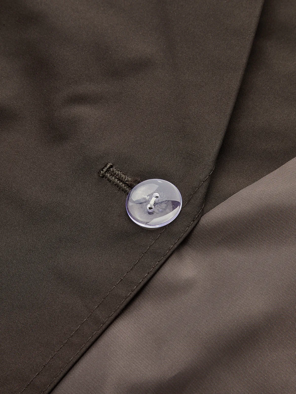 Double-Button Cropped Trench Coat sold by COMMENSE product image thumbnail 4