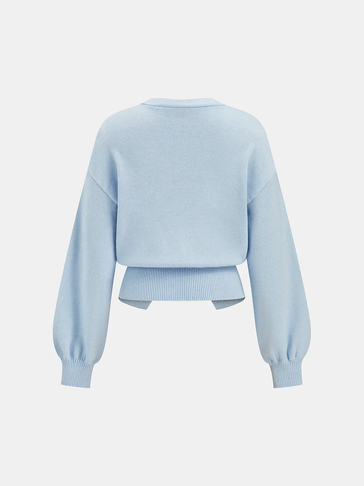 Metal Shell Split Hem Knit Cardigan sold by COMMENSE product image thumbnail 4