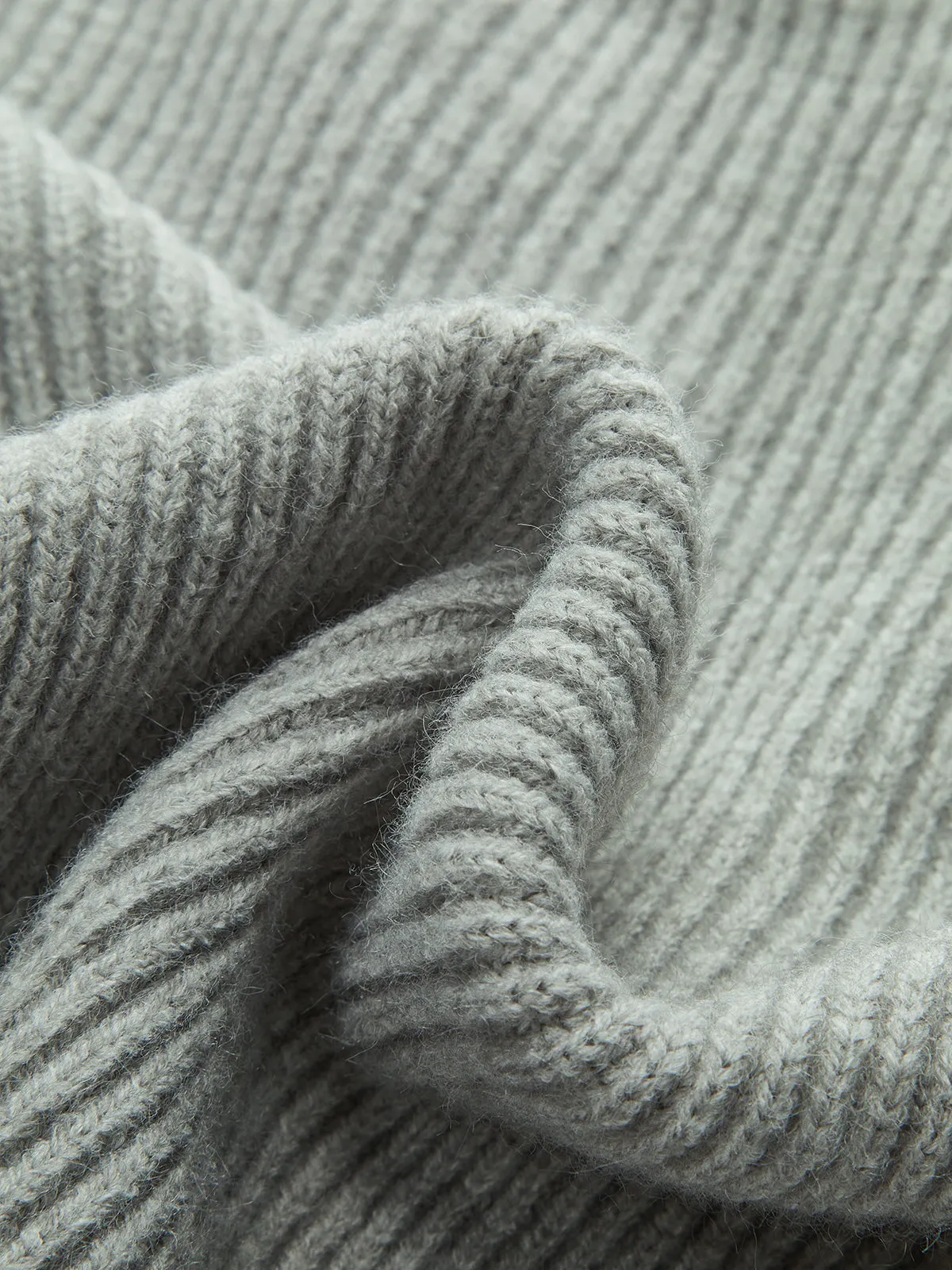 Crew Neck Zip-Up Knit Outerwear sold by COMMENSE product image thumbnail 5