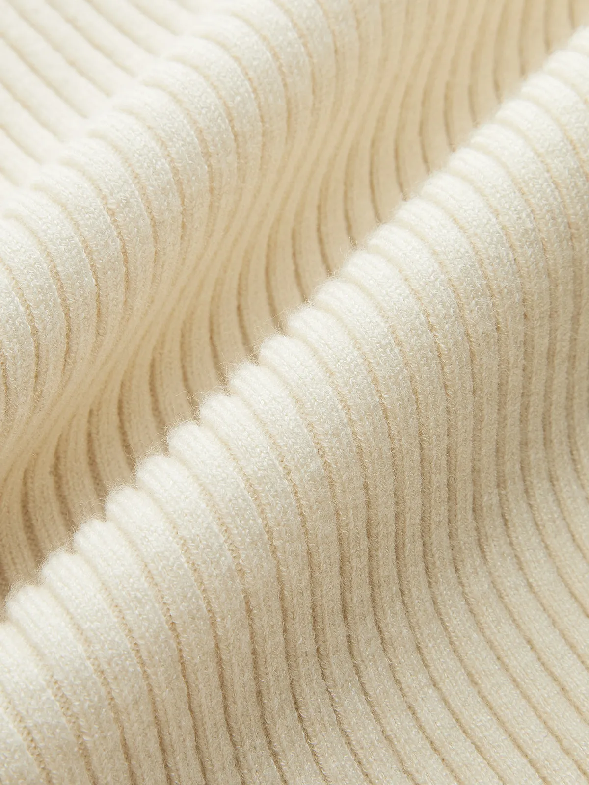 Ribbed Polo Zip Knit Bodysuit sold by COMMENSE product image thumbnail 4