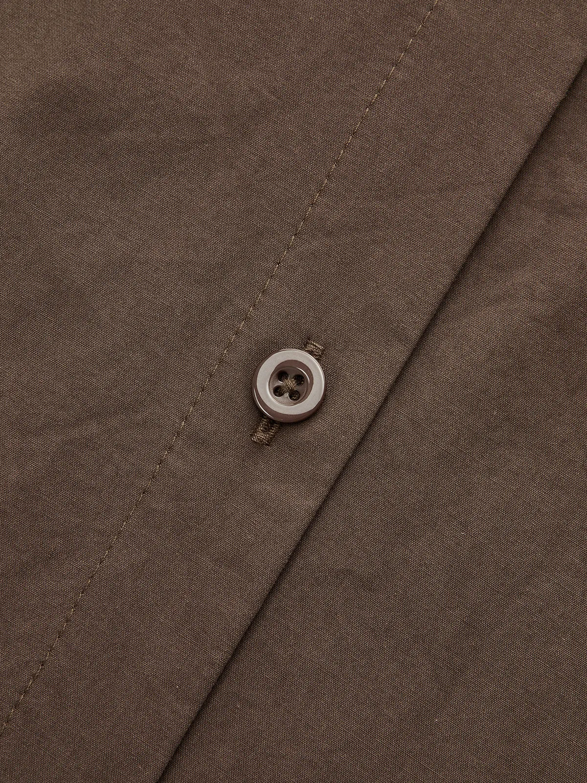 Long Sleeve Button Front Cotton Shirt Dress sold by COMMENSE product image thumbnail 3