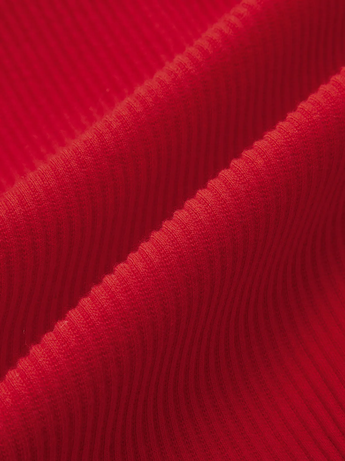 Scalloped Sleeve Button Ribbed Knit Mini Dress sold by COMMENSE product image thumbnail 5