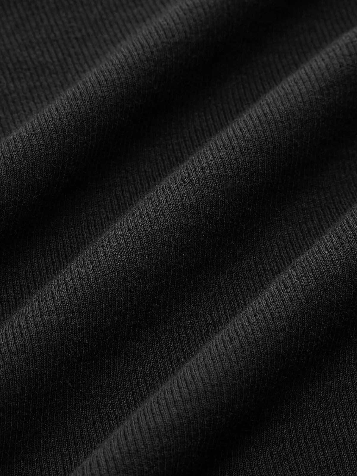 Polo V-Neck Ribbed Cotton Blend T-Shirt sold by COMMENSE product image thumbnail 5