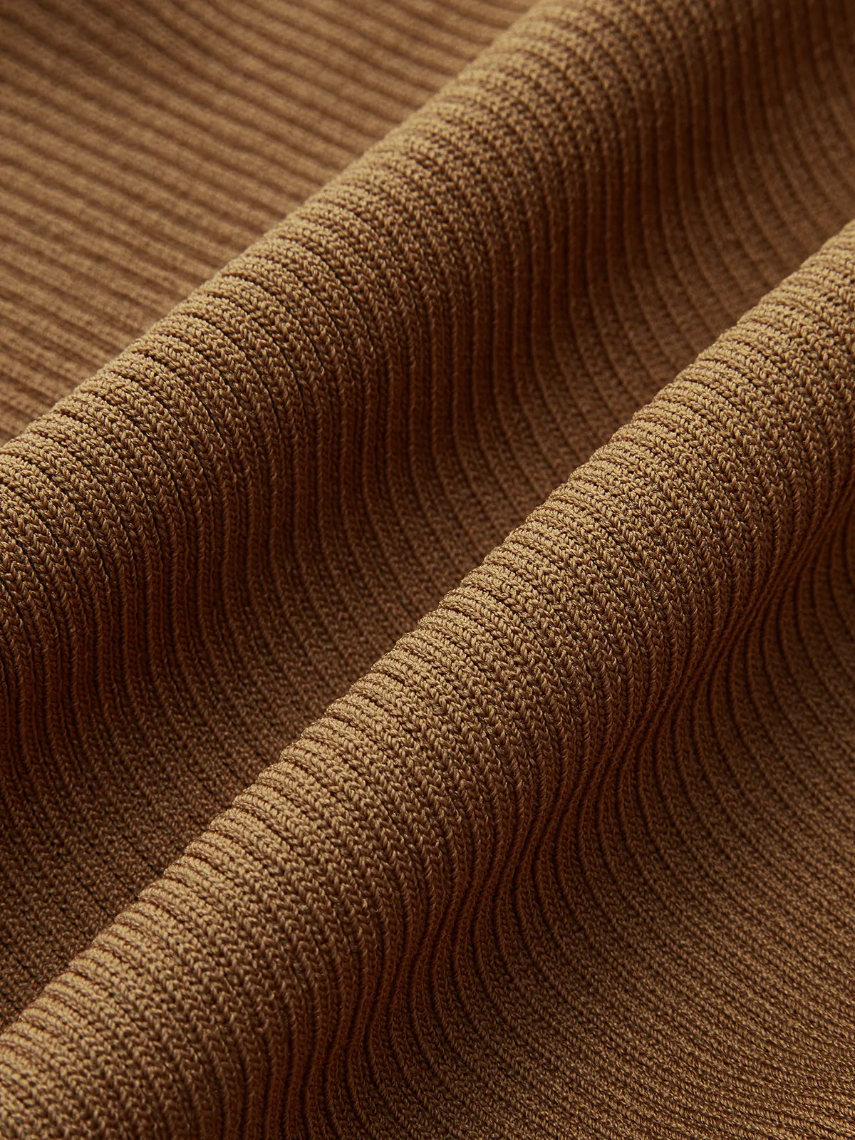 Ribbed Long Sleeve Tie-Back Top sold by COMMENSE product image thumbnail 3