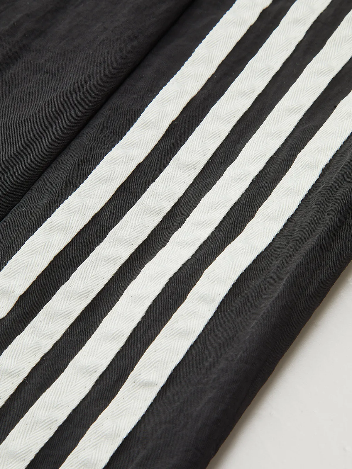 Denim Paneled Striped Drawstring Midi Skirt sold by COMMENSE product image thumbnail 2