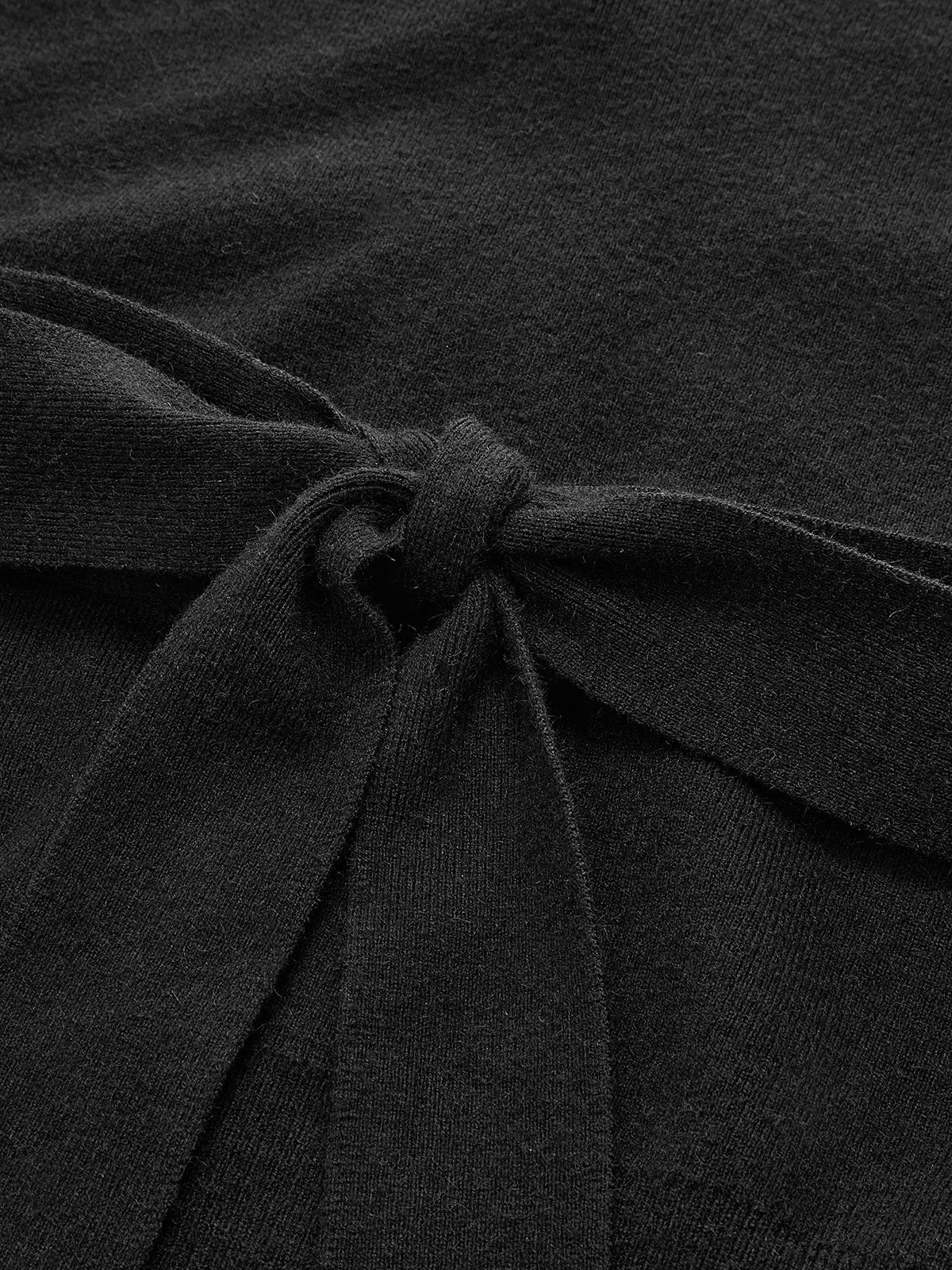 Metal Sun Button Tie-Back Cardigan sold by COMMENSE product image thumbnail 5