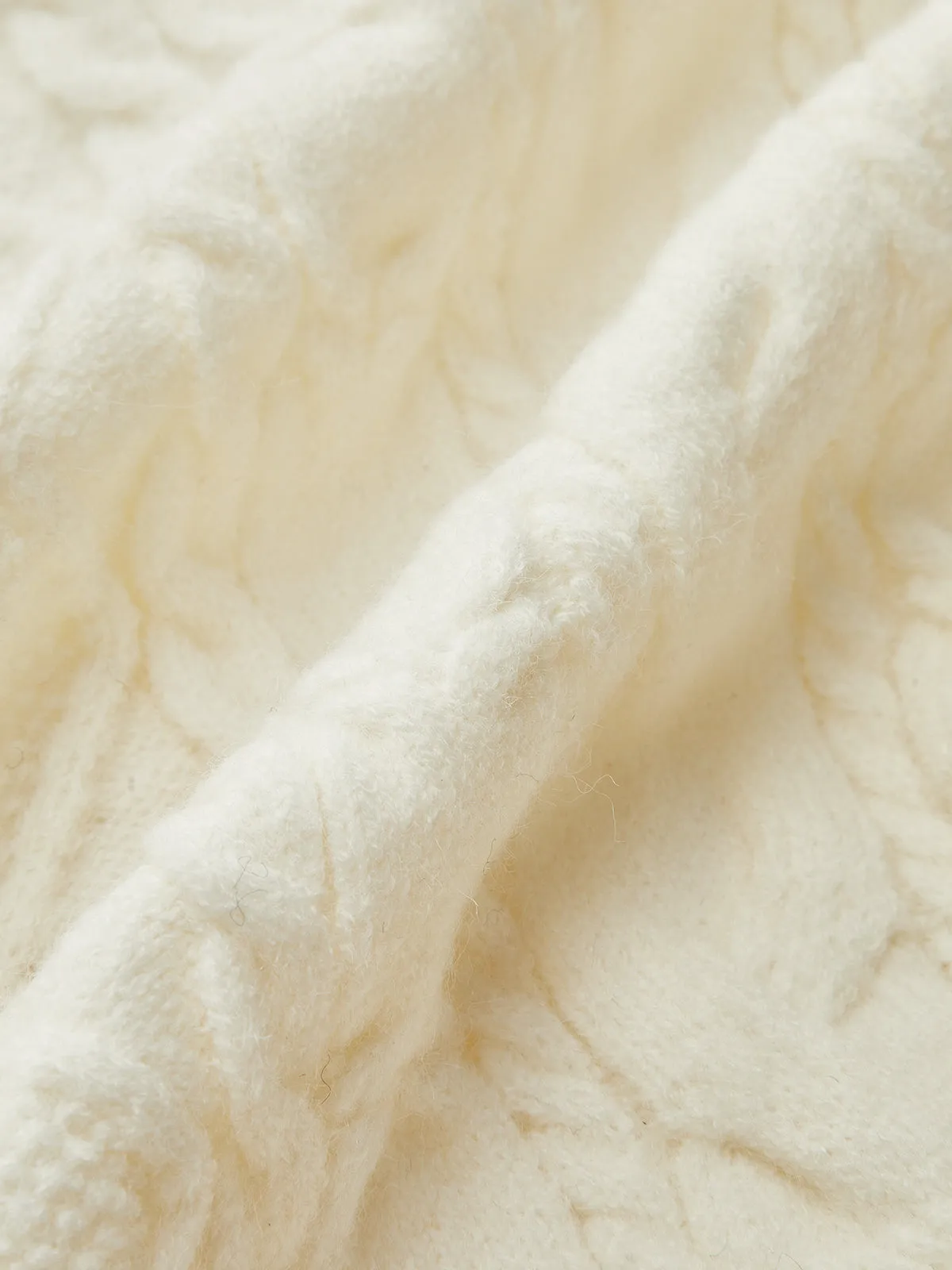 Bow Tie Cable Knit Cardigan sold by COMMENSE product image thumbnail 3