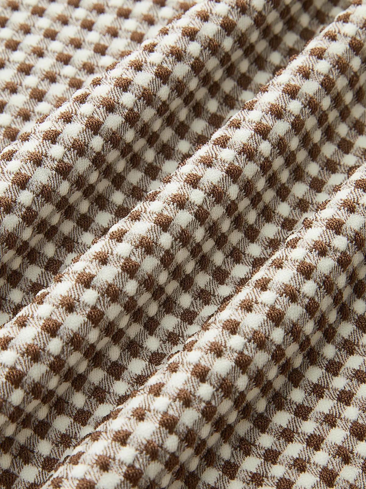 Slim Fit Checkered Sleeveless Maxi Dress sold by COMMENSE product image thumbnail 4