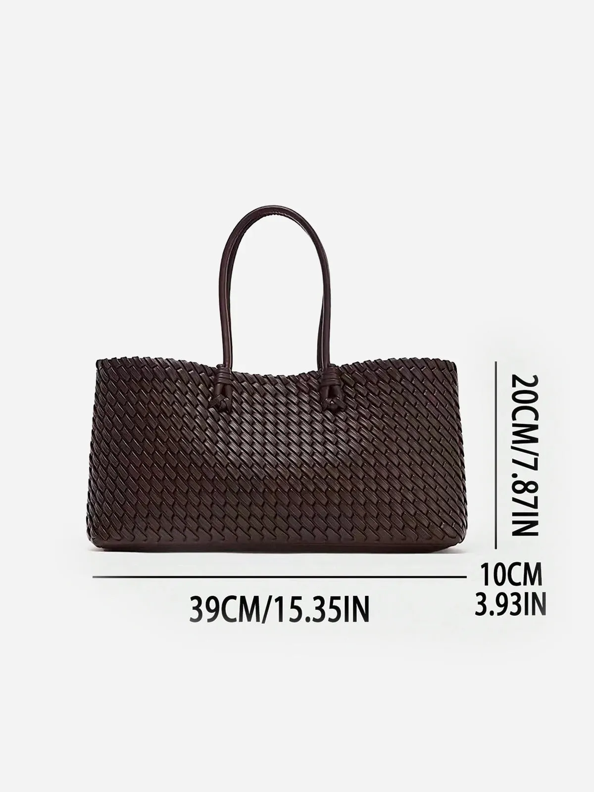 Woven PU Tote Bag sold by COMMENSE product image thumbnail 4