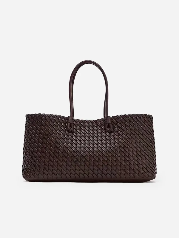 Woven PU Tote Bag sold by COMMENSE