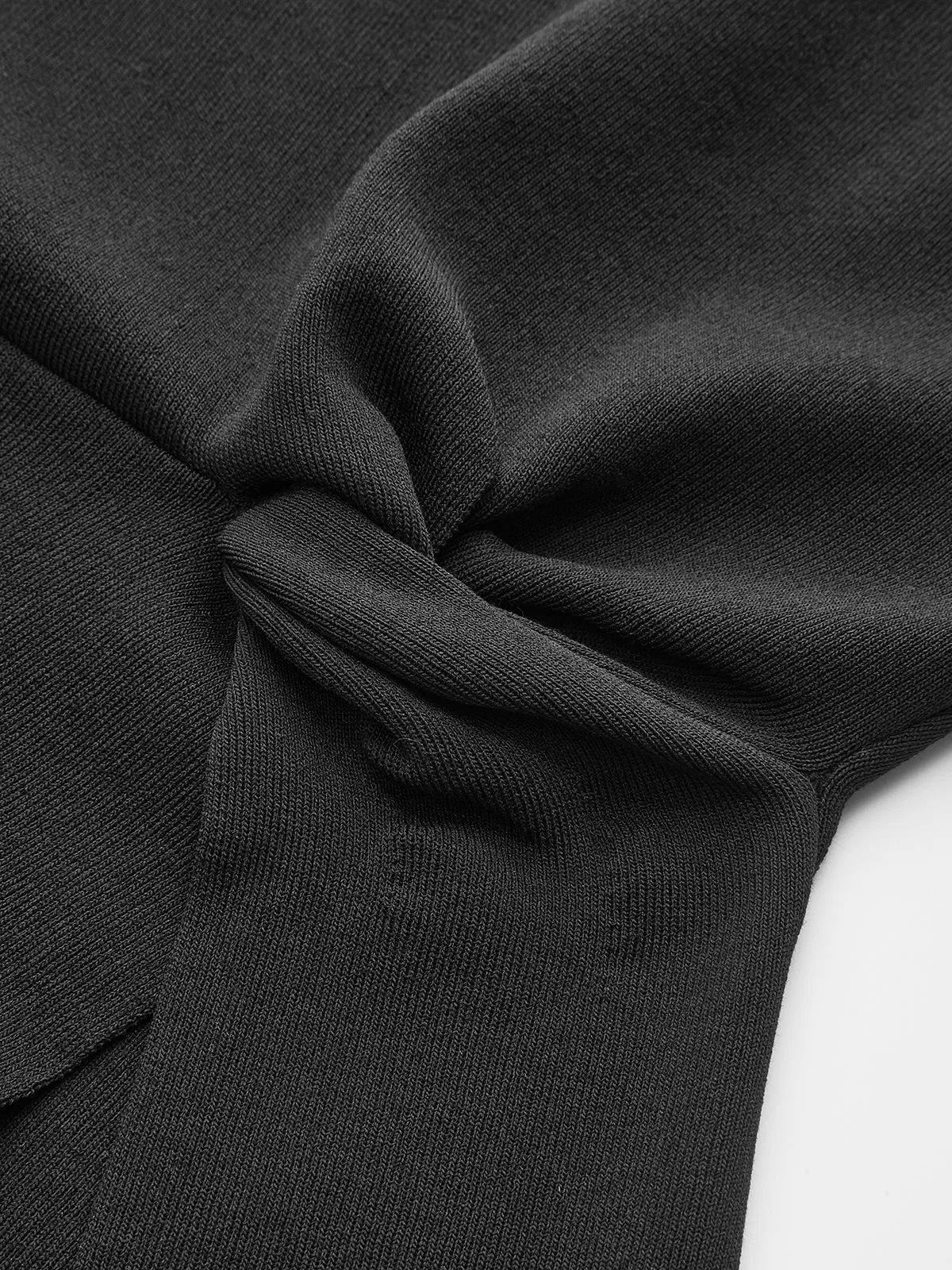 Asymmetric Hem Twist Detail Sleeveless Top sold by COMMENSE product image thumbnail 2