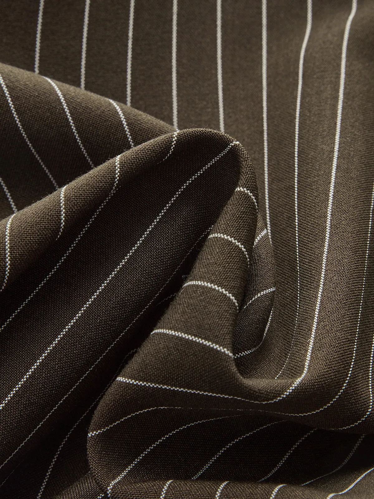 Cinched Waist Striped Shirt sold by COMMENSE product image thumbnail 4