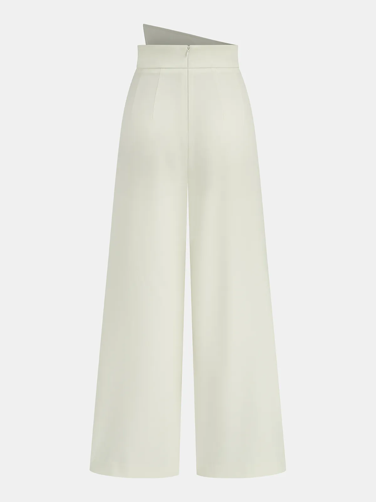 Asymmetric Button Mid-Waist Wide-Leg Pants sold by COMMENSE product image thumbnail 3