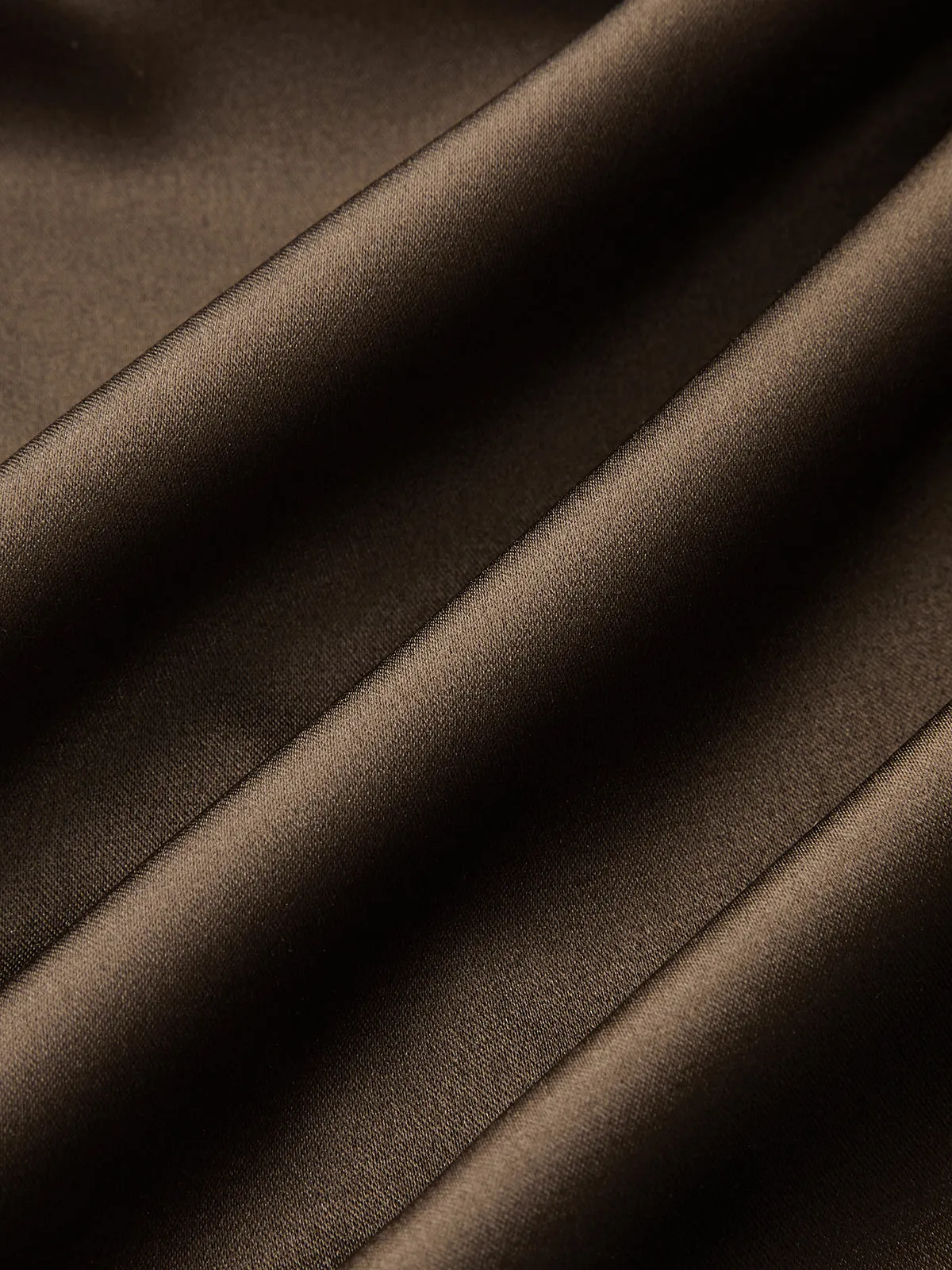 Satin Cowl Neck Long Sleeve Shirt sold by COMMENSE product image thumbnail 3