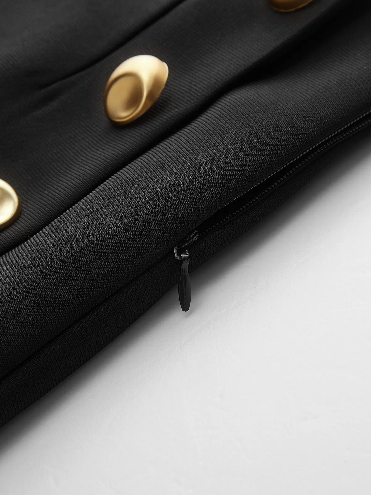 Metal Detail High-Waist Shorts sold by COMMENSE product image thumbnail 2