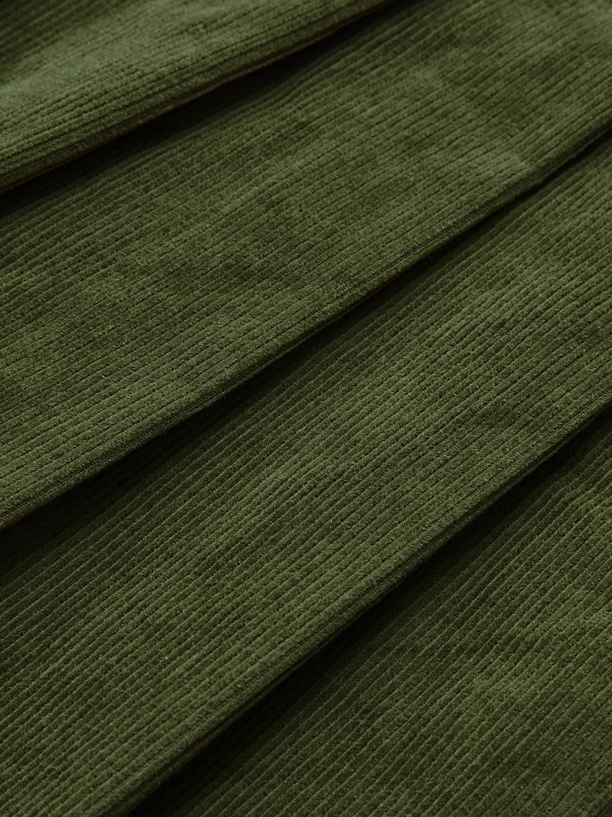 Pleated Corduroy Midi Skirt sold by COMMENSE product image thumbnail 4