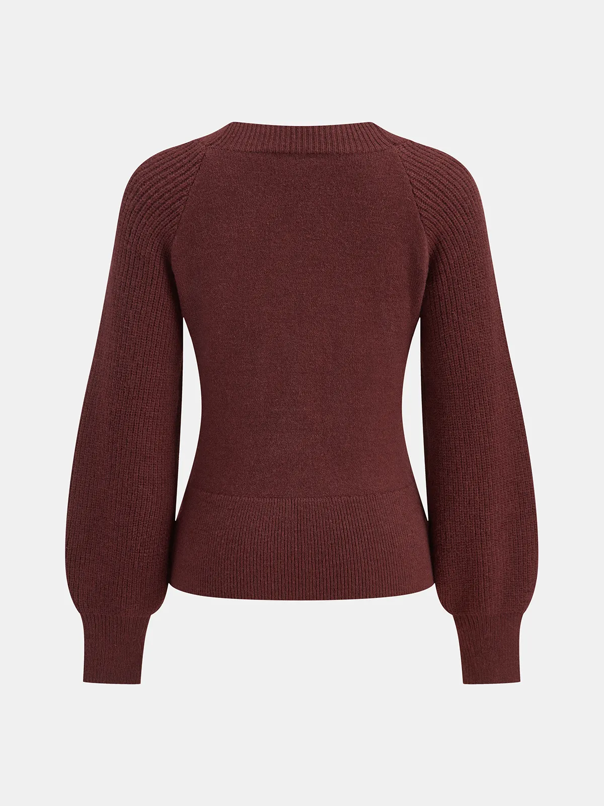 Asymmetrical Decor Button Sweater sold by COMMENSE product image thumbnail 2