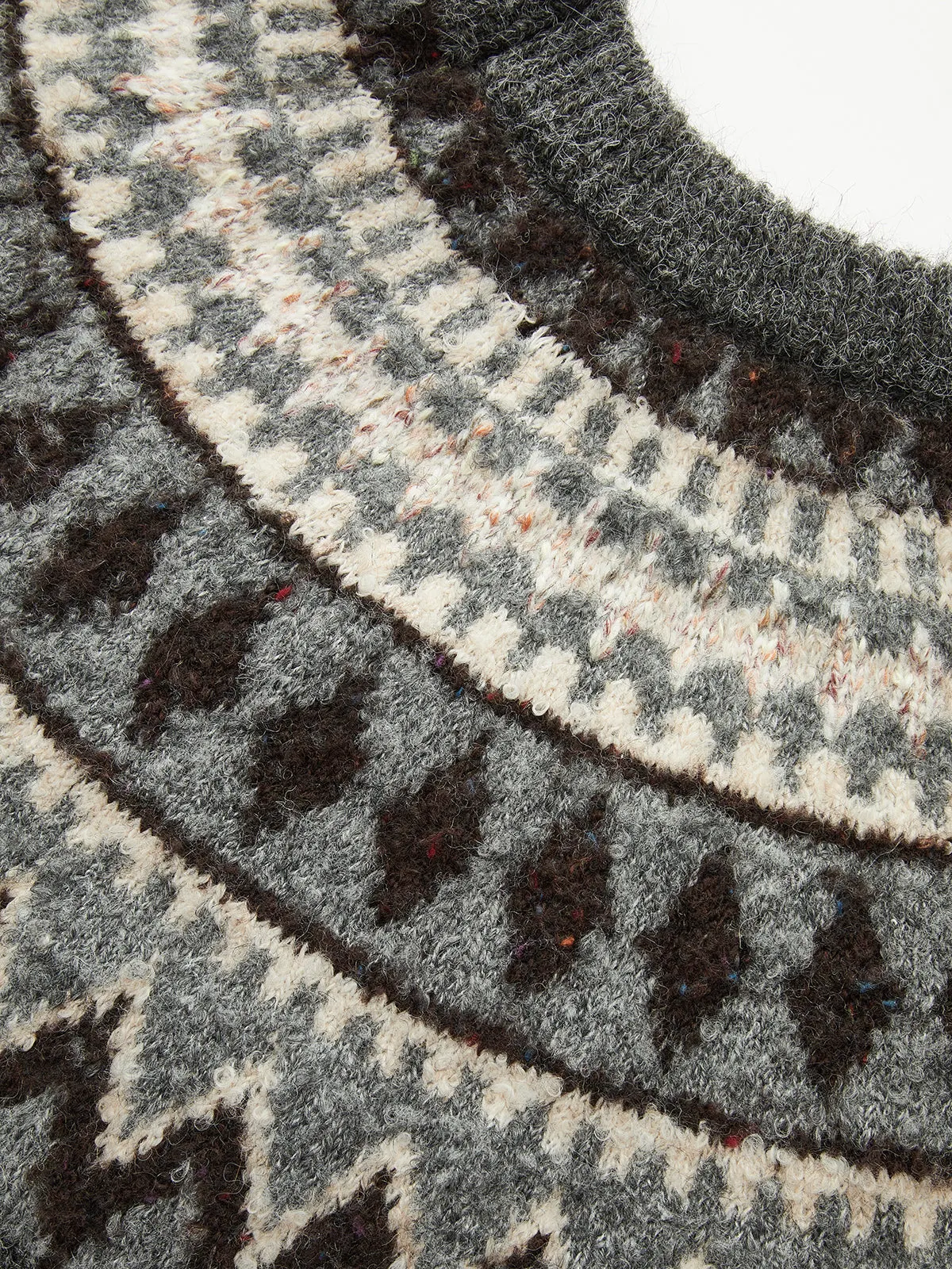 Fair Isle Crew Neck Sweater sold by COMMENSE product image thumbnail 3