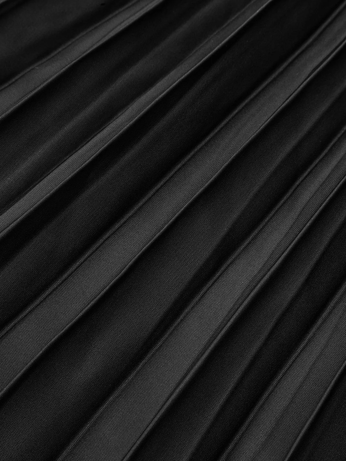 Belted Pleated Long Sleeve Shirt Dress sold by COMMENSE product image thumbnail 4