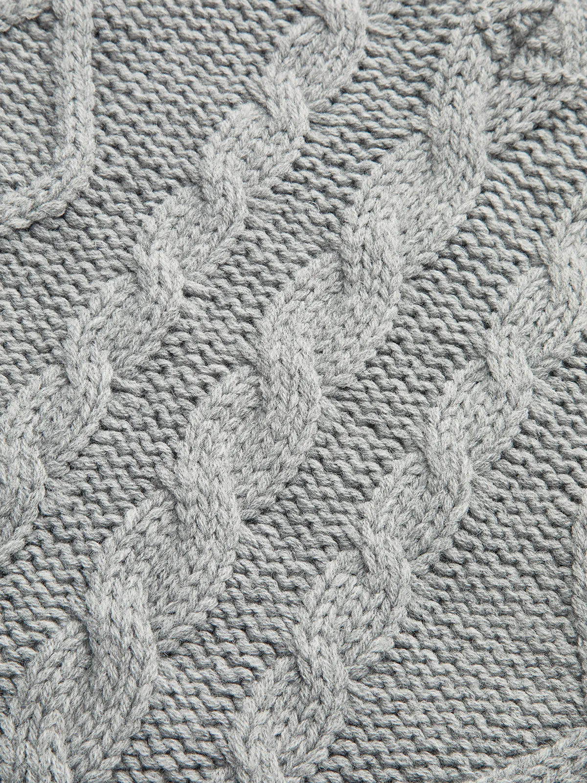 V-Neck Cable-Knit Bow Sweater sold by COMMENSE product image thumbnail 3