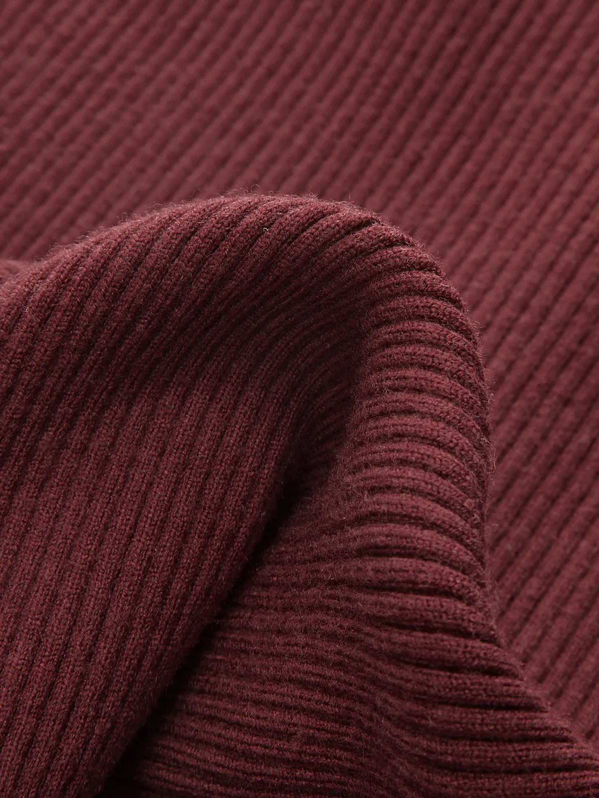 Halter Neck Button Front Ribbed Sweater sold by COMMENSE product image thumbnail 3