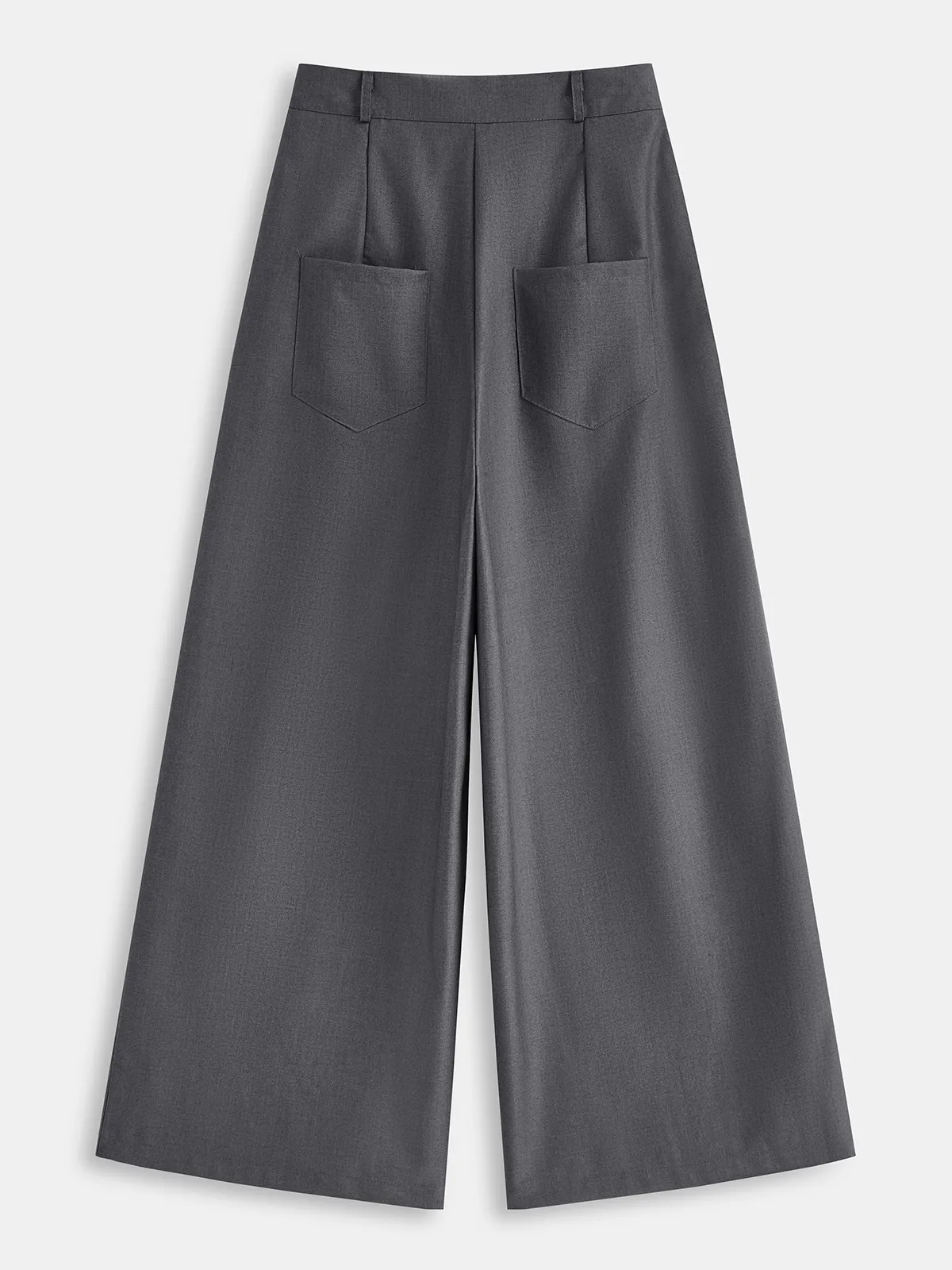 Button Front High-Waisted Wide-Leg Pants sold by COMMENSE product image thumbnail 2