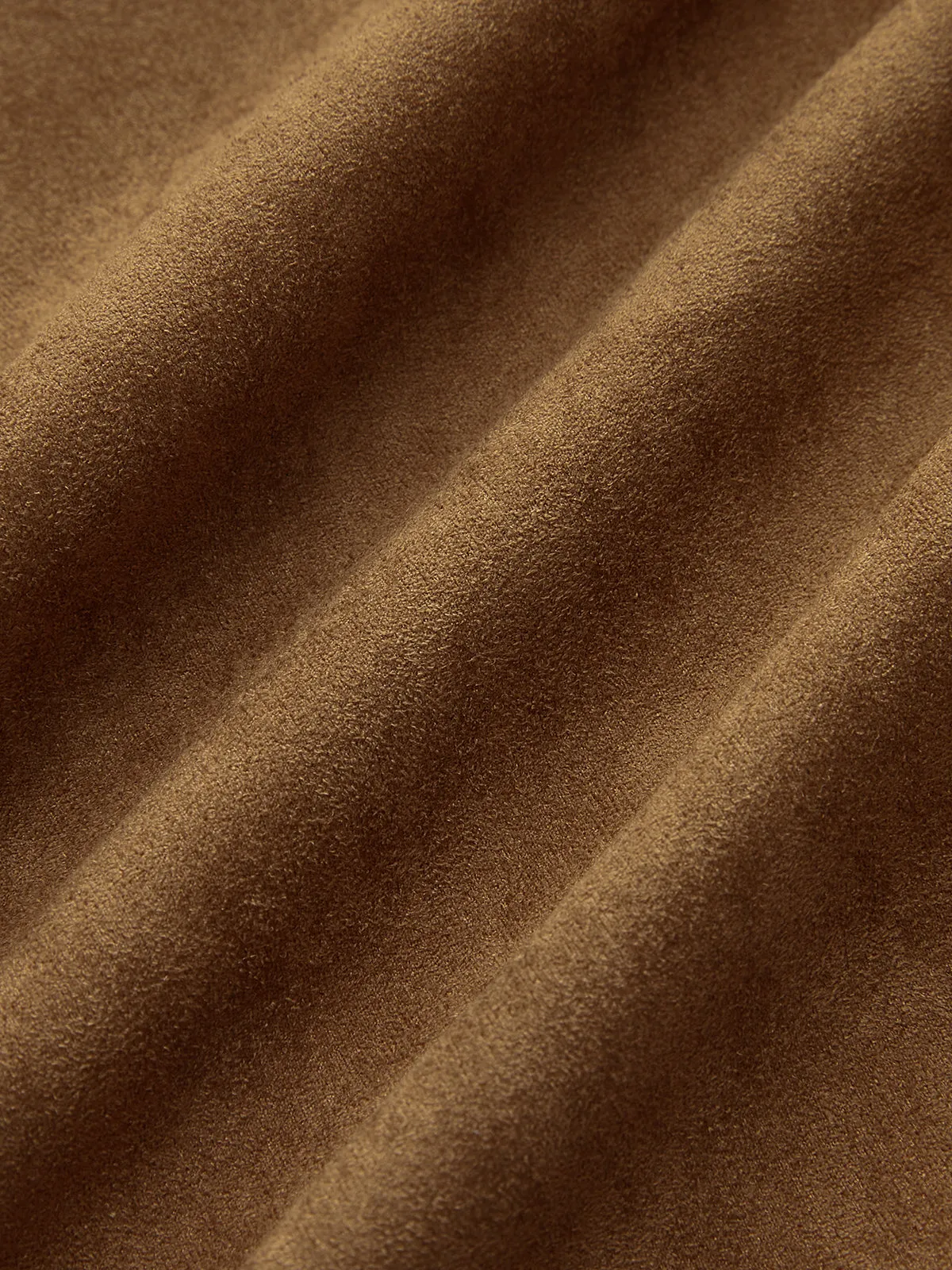 Suede Effect Belted Lapel Jacket sold by COMMENSE product image thumbnail 4