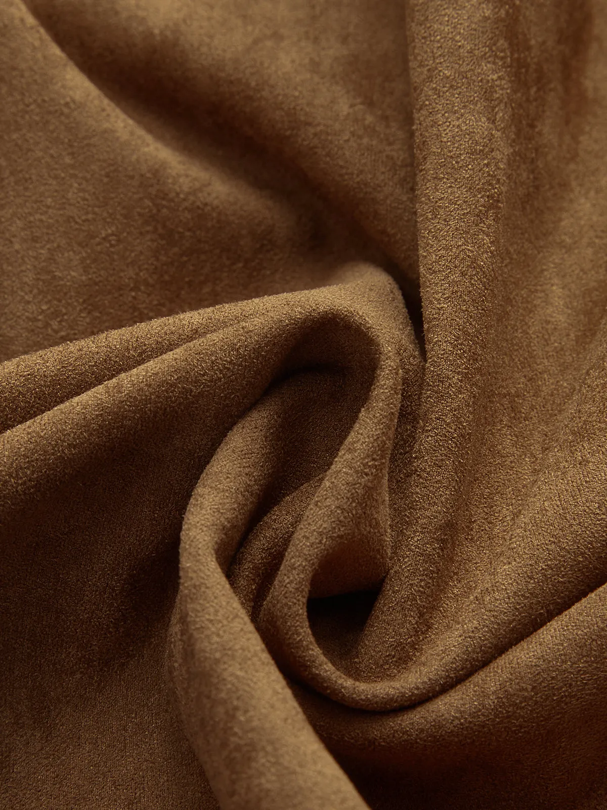 Suede Effect Belted Lapel Jacket sold by COMMENSE product image thumbnail 5