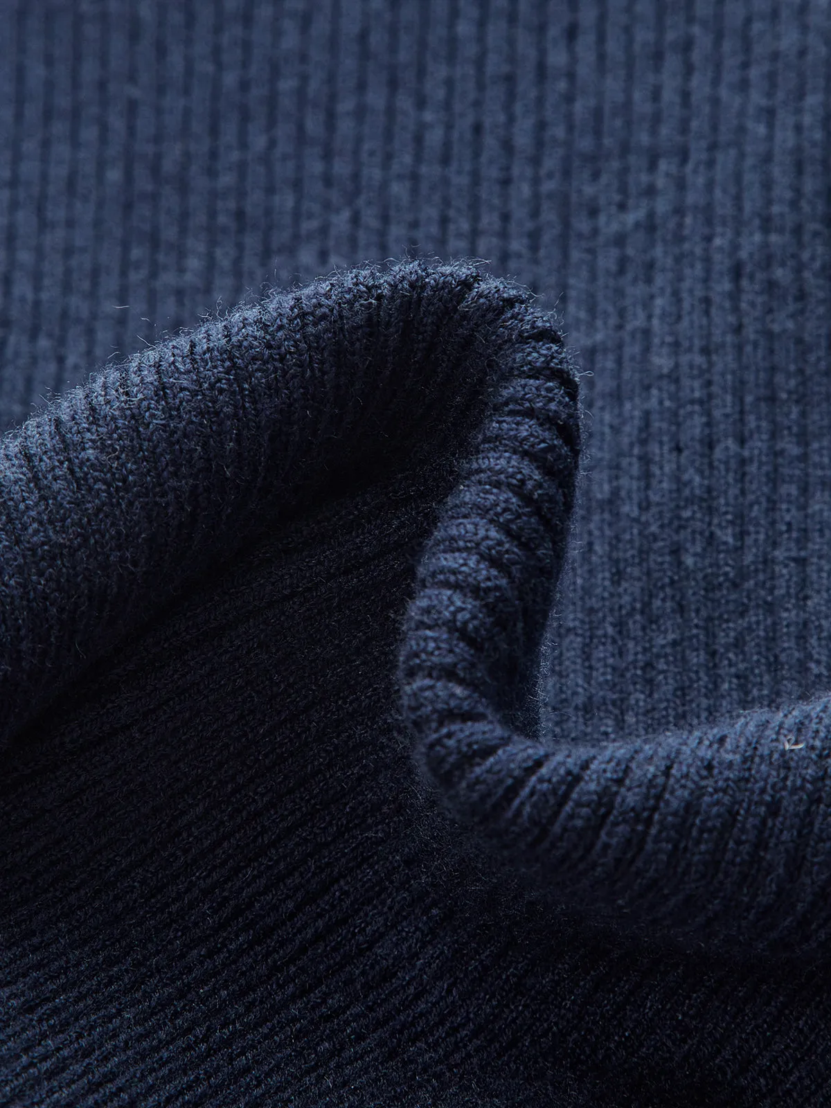 Asymmetric Lapel Button Front Knit Top sold by COMMENSE product image thumbnail 3