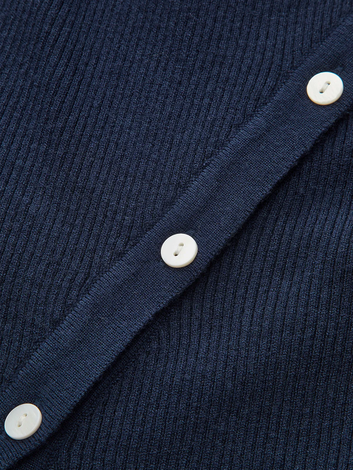 Asymmetric Lapel Button Front Knit Top sold by COMMENSE product image thumbnail 4