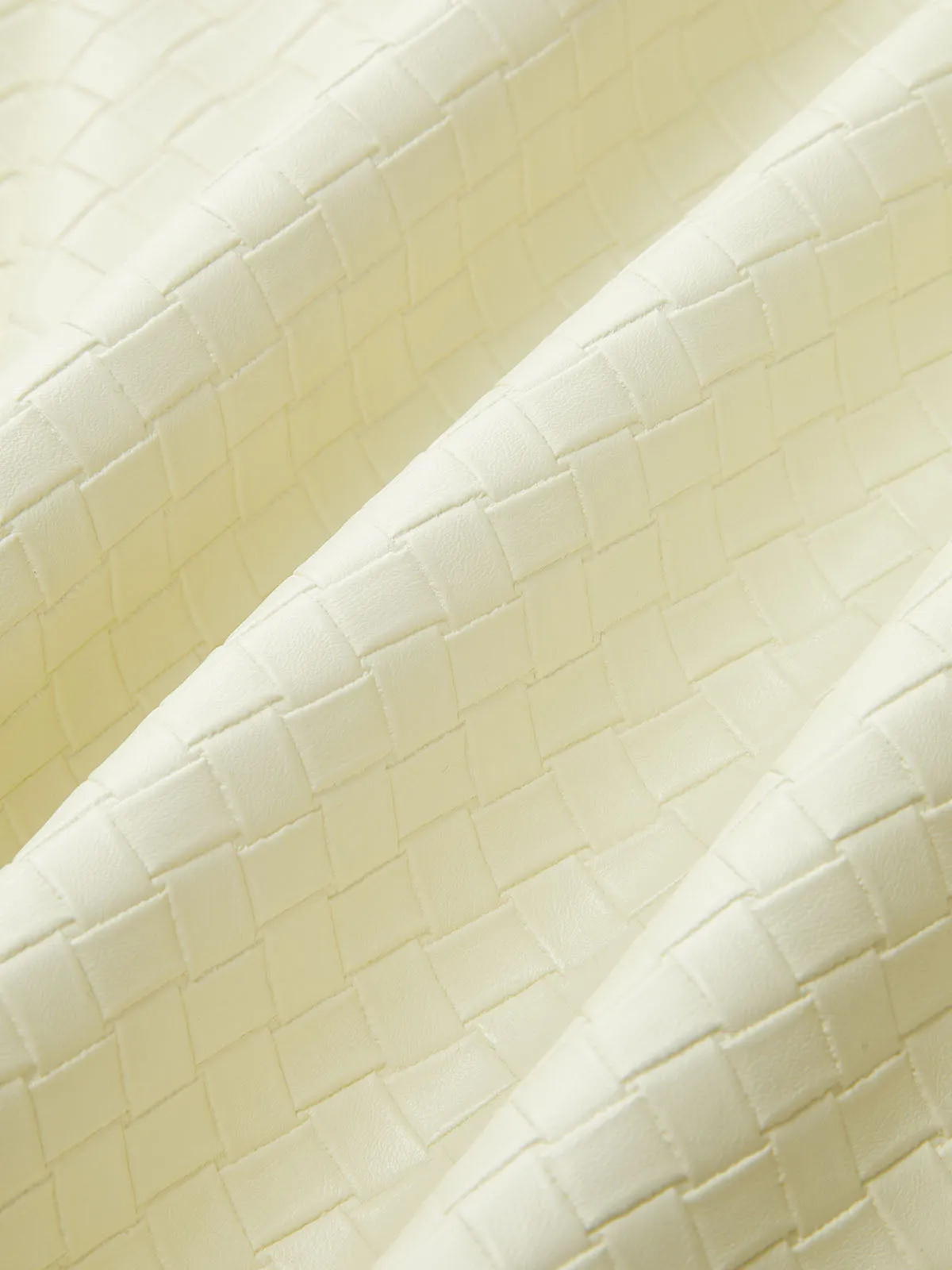 Floral Metal Button Faux Leather Mini Dress sold by COMMENSE product image thumbnail 3