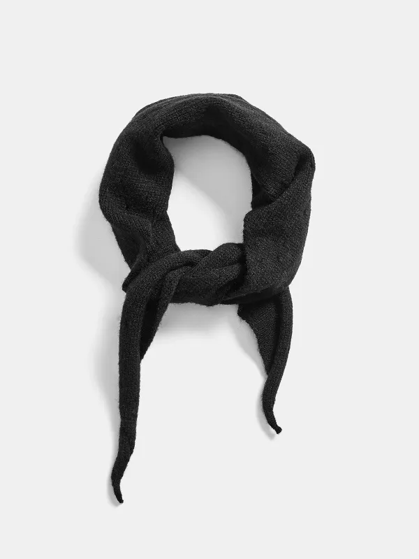 Knitted Triangular Scarf sold by COMMENSE