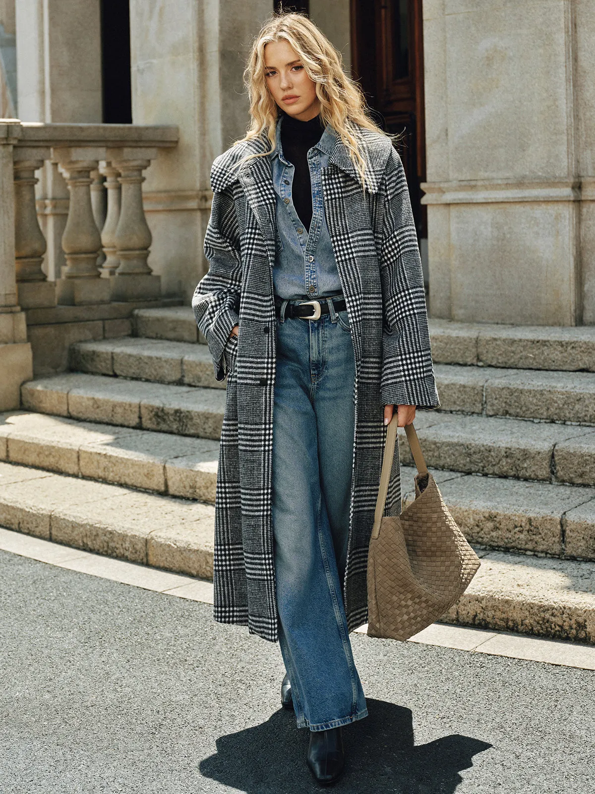 Woven Textured Tote Bag sold by COMMENSE product image thumbnail 2