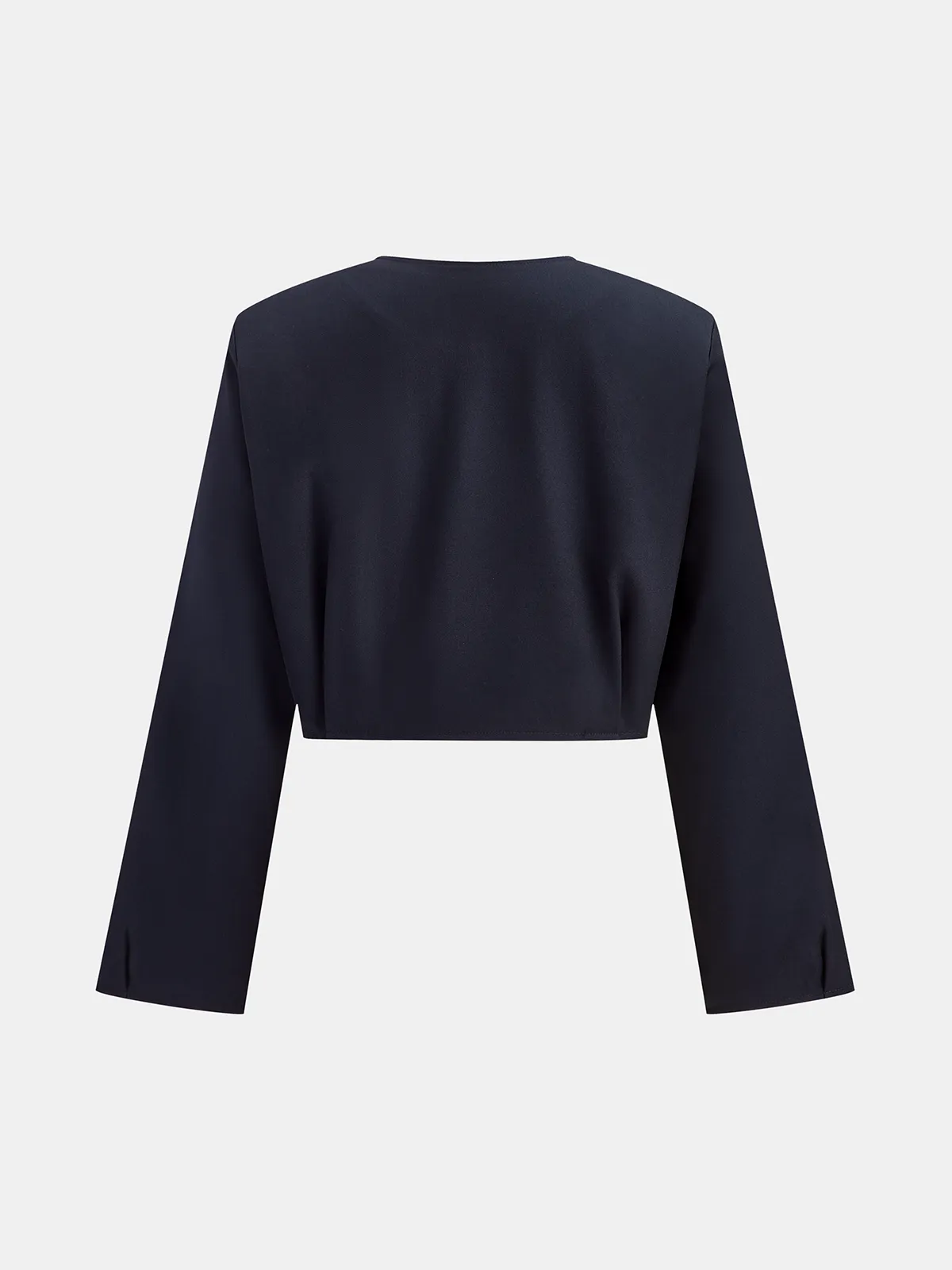 Metal Button Cropped Jacket sold by COMMENSE product image thumbnail 2