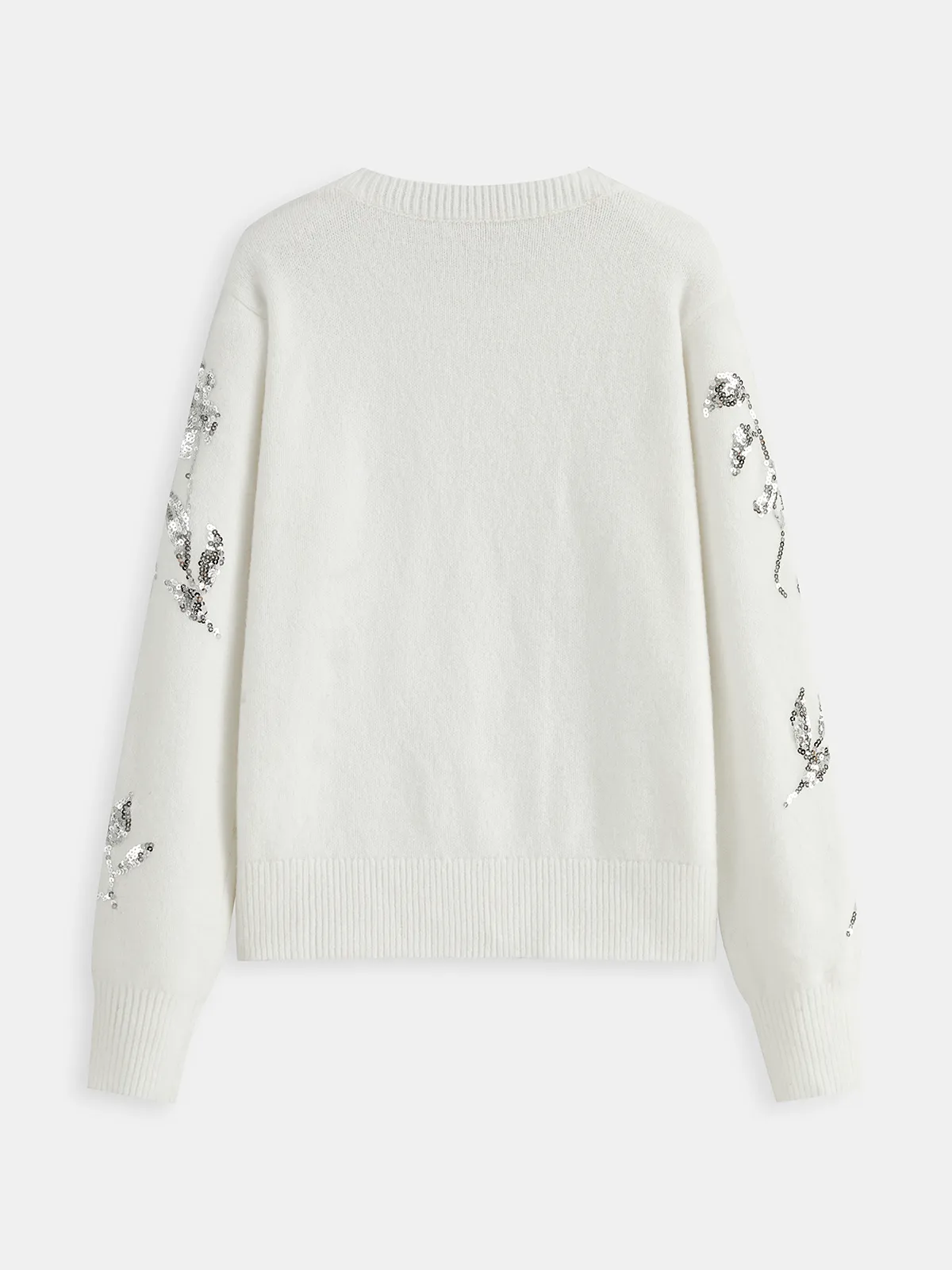 Sequin Floral Oversized Sweater sold by COMMENSE product image thumbnail 2