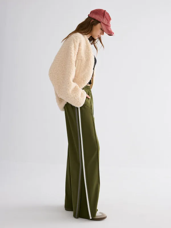 Side Stripe Slit Sweatpants sold by COMMENSE