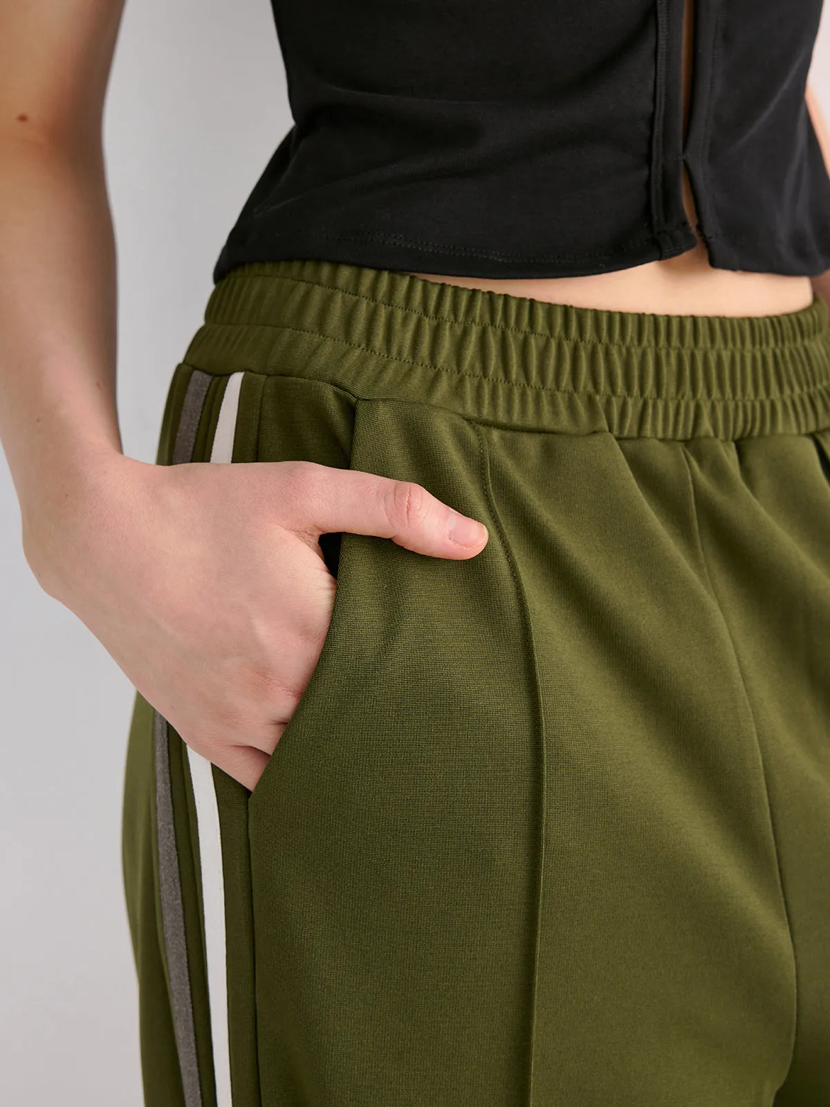 Side Stripe Slit Sweatpants sold by COMMENSE product image thumbnail 5