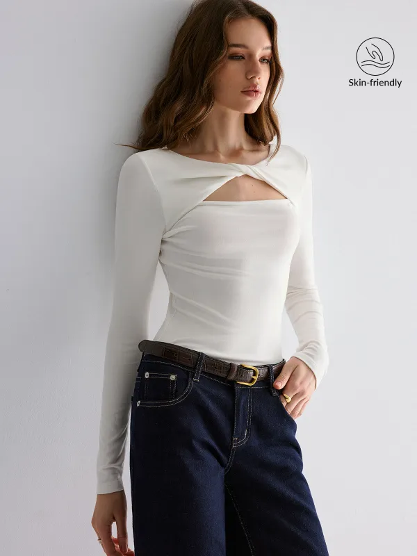 Soft Line Twist Top sold by COMMENSE