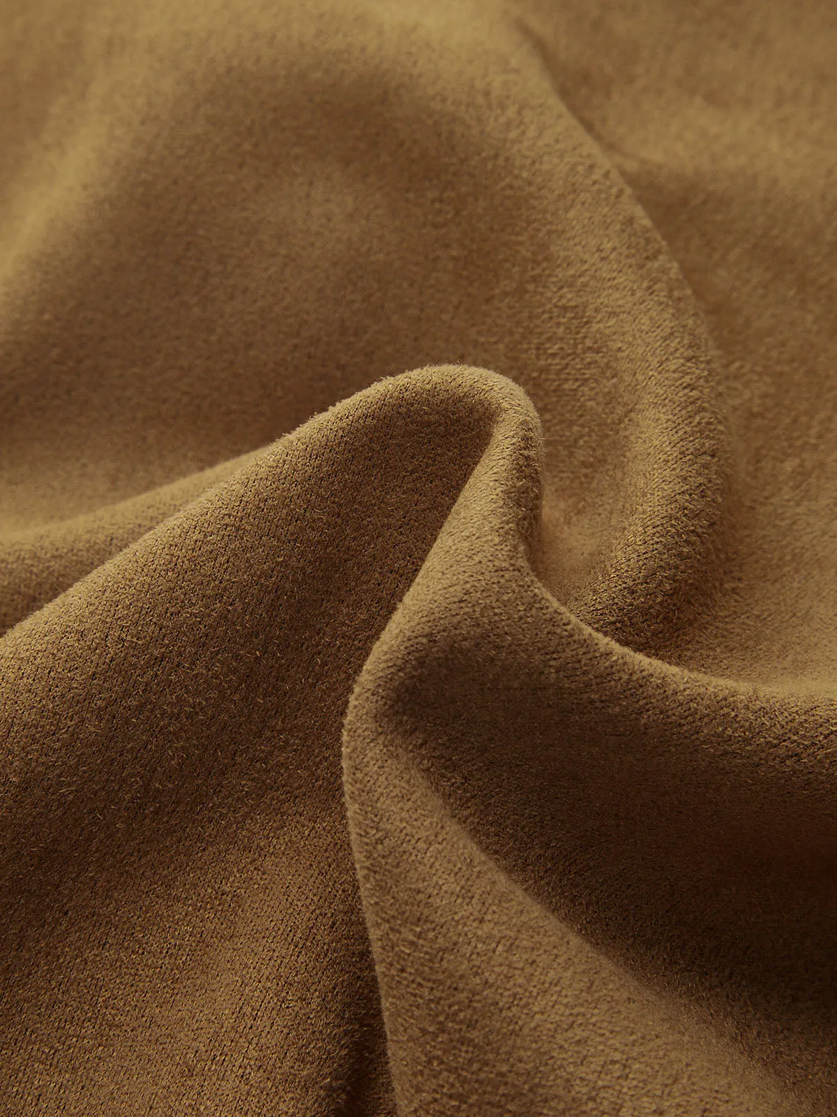 Pleat Collared Suede Shirt sold by COMMENSE product image thumbnail 4