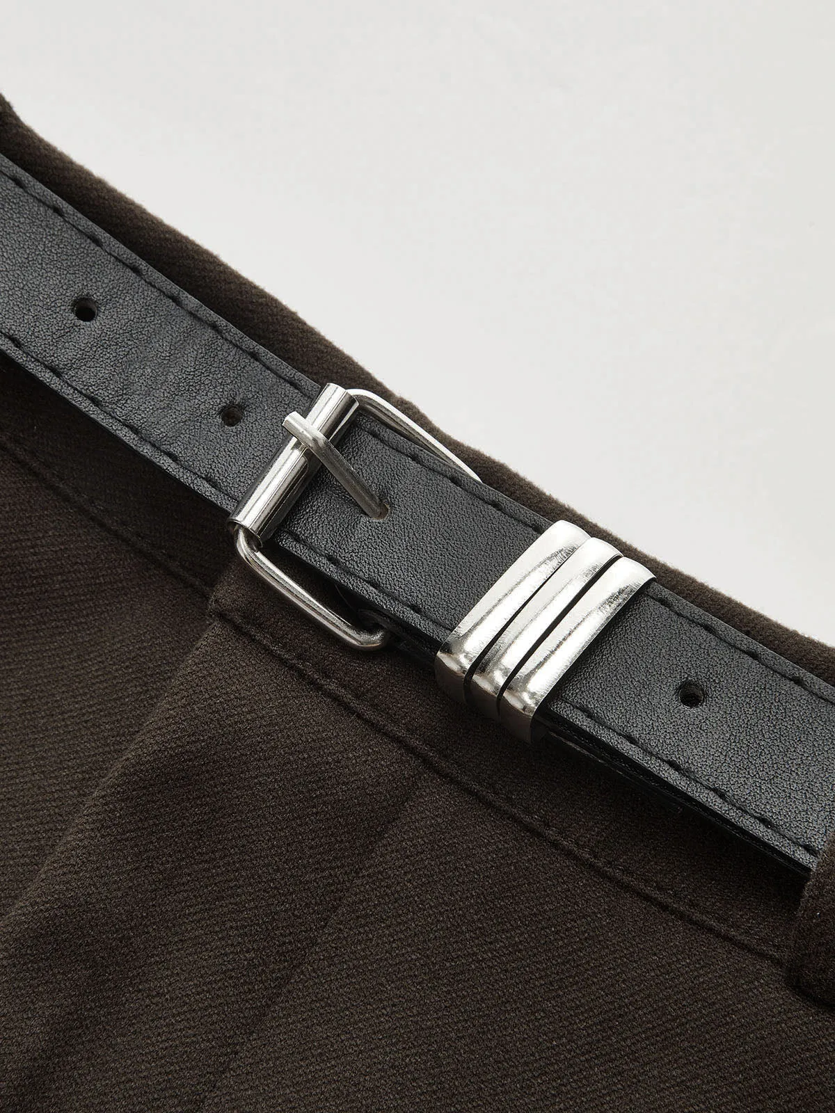 Mini Skirt with Decorative Belt sold by COMMENSE product image thumbnail 5