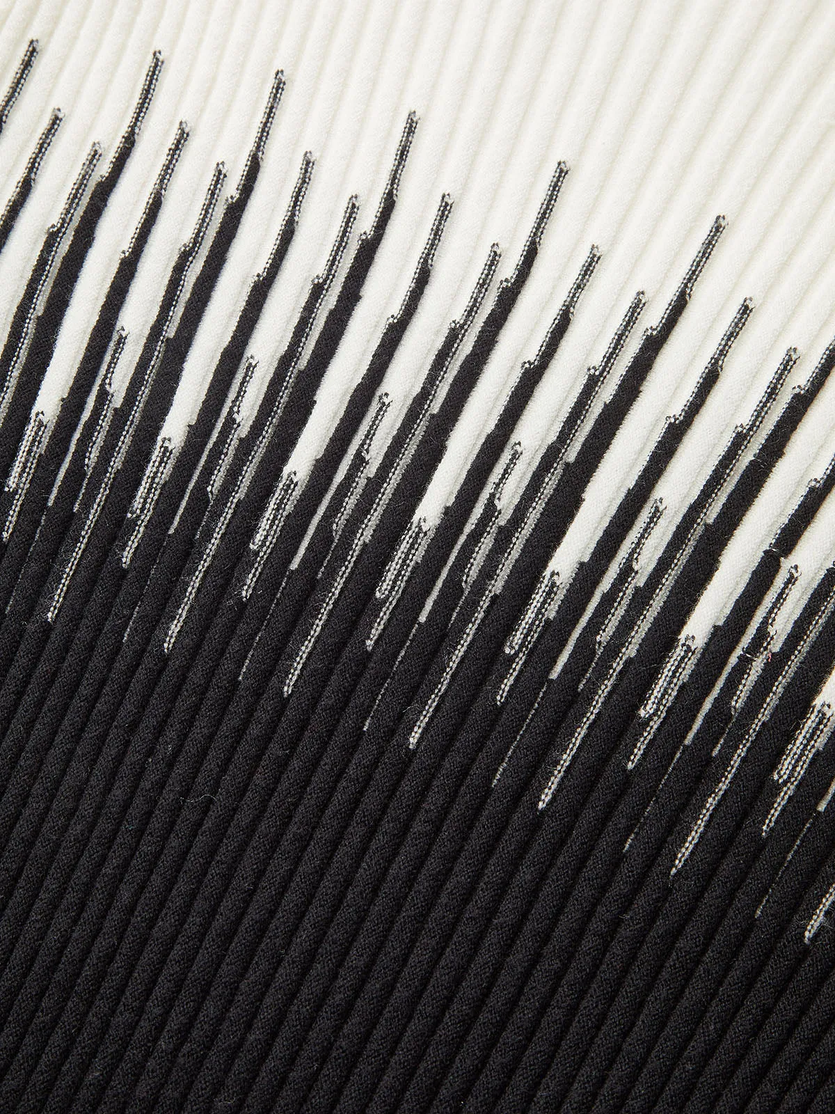 Geometric Pattern High Neck Sweater sold by COMMENSE product image thumbnail 5