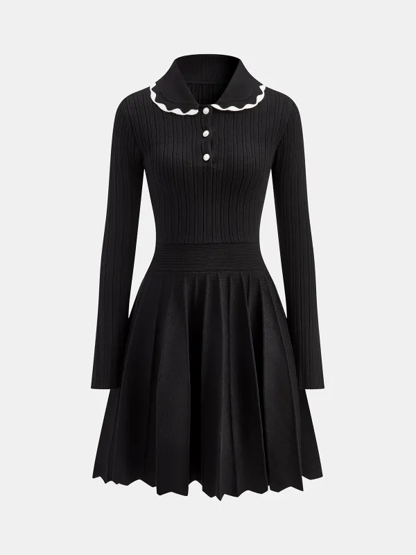 Ribbed Polo Dress sold by COMMENSE