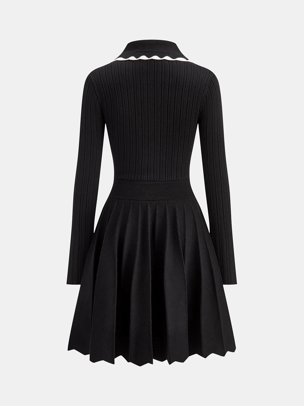 Ribbed Polo Dress sold by COMMENSE product image thumbnail 2