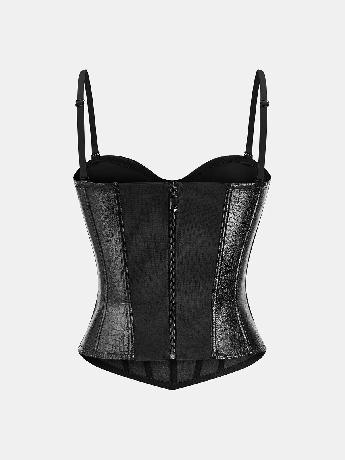 Crocodile Embossed Corset Top sold by COMMENSE product image thumbnail 2